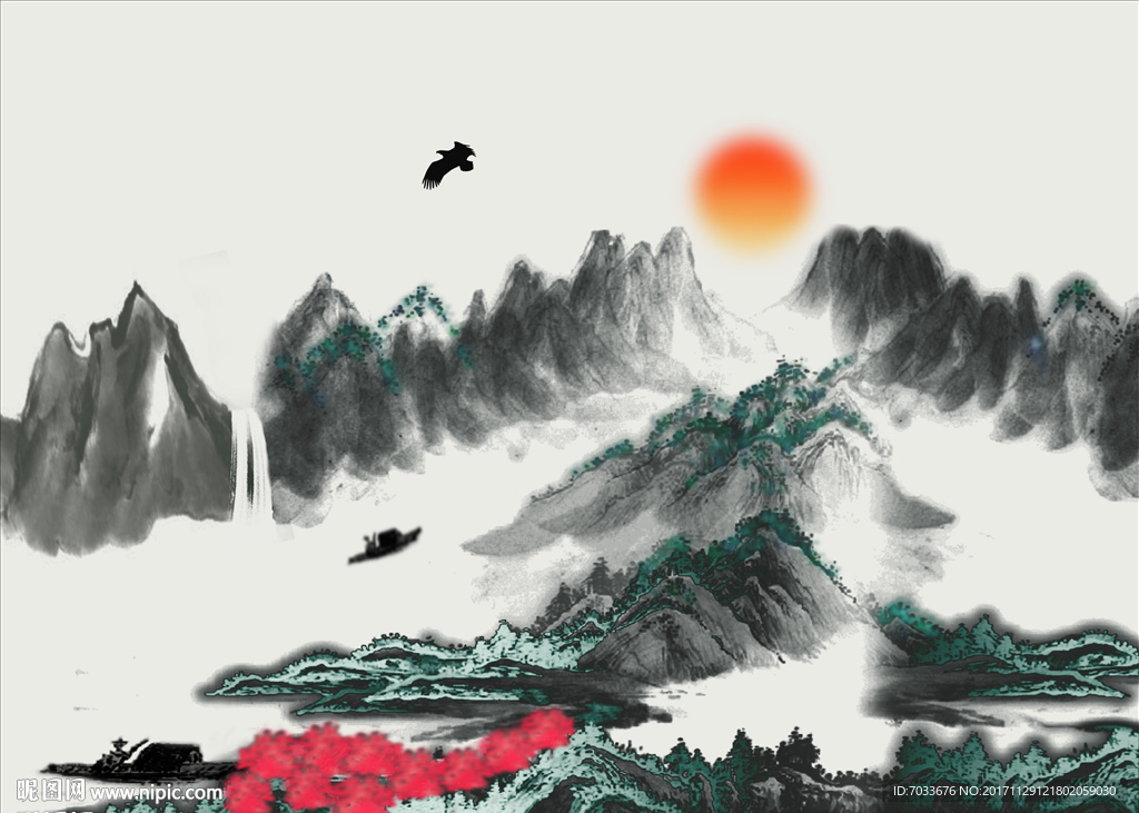水墨风景