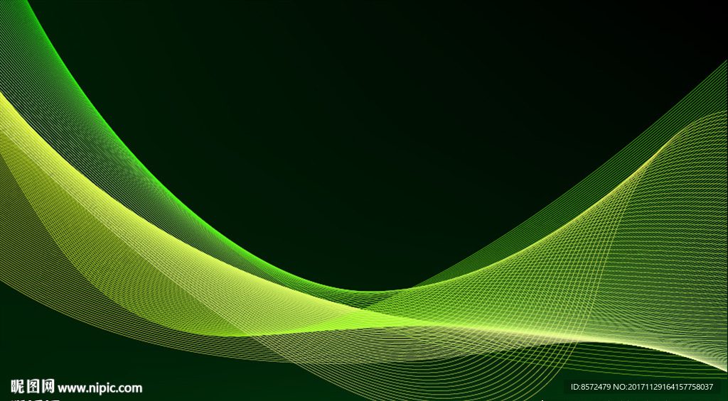 绿色线条背景