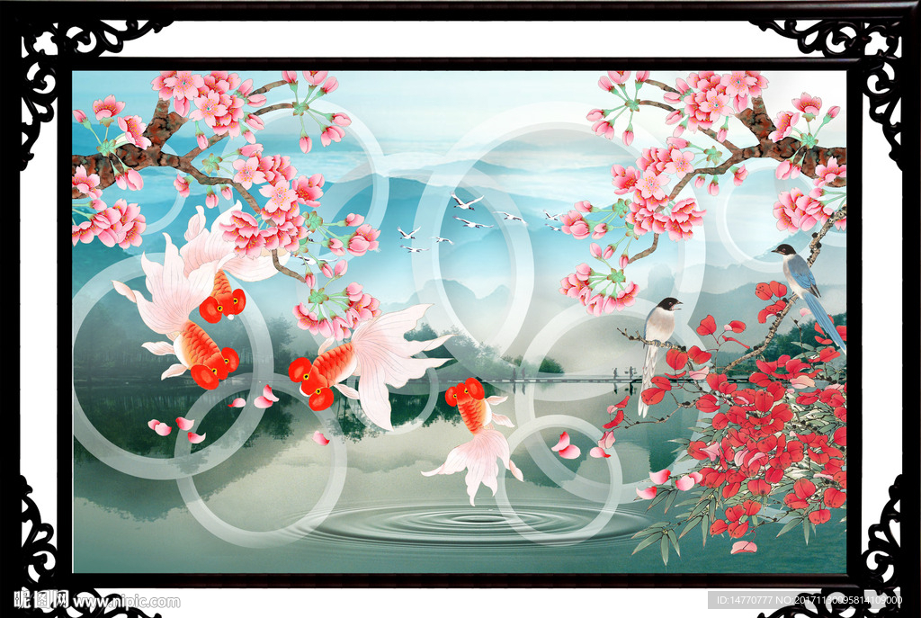 3d花鸟图