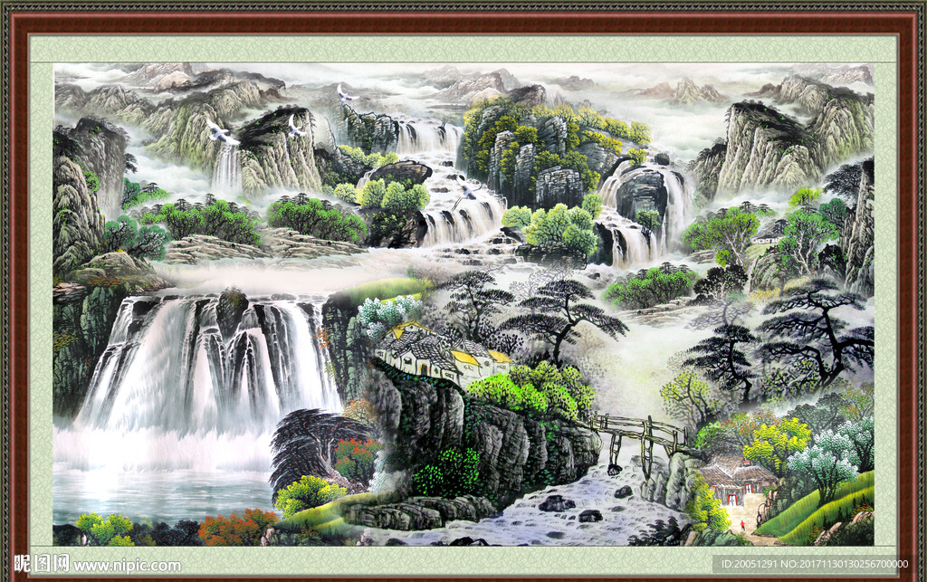 山水国画