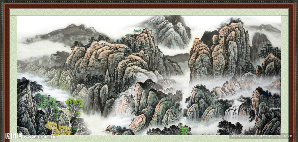 山水国画