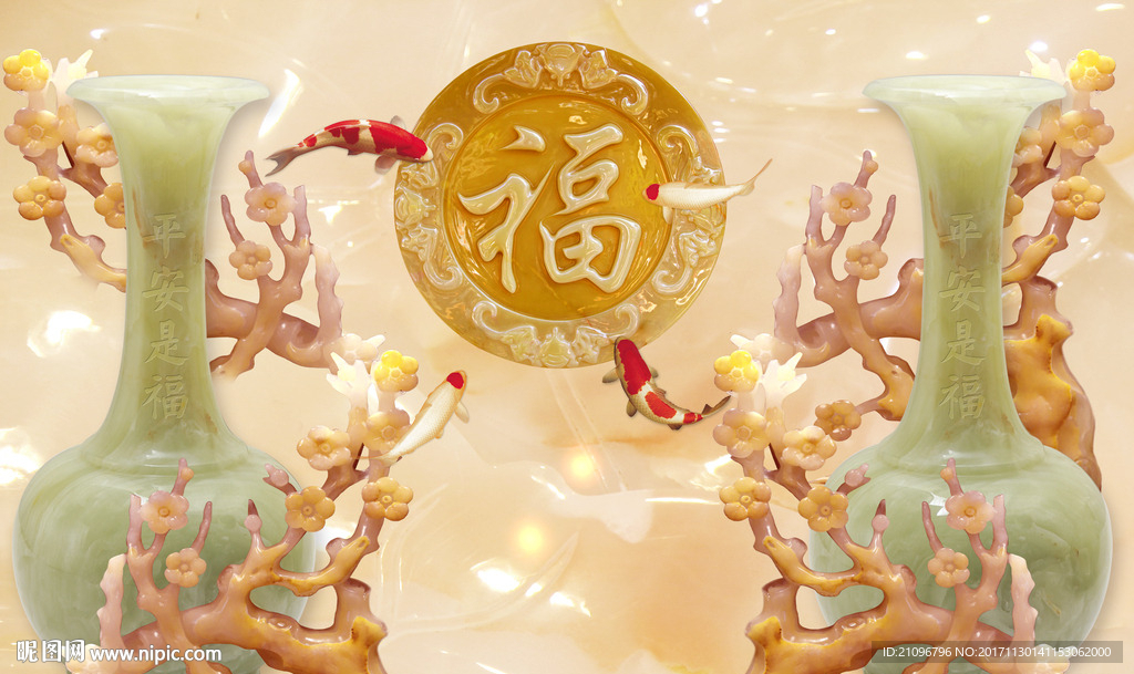 玉雕背景墙