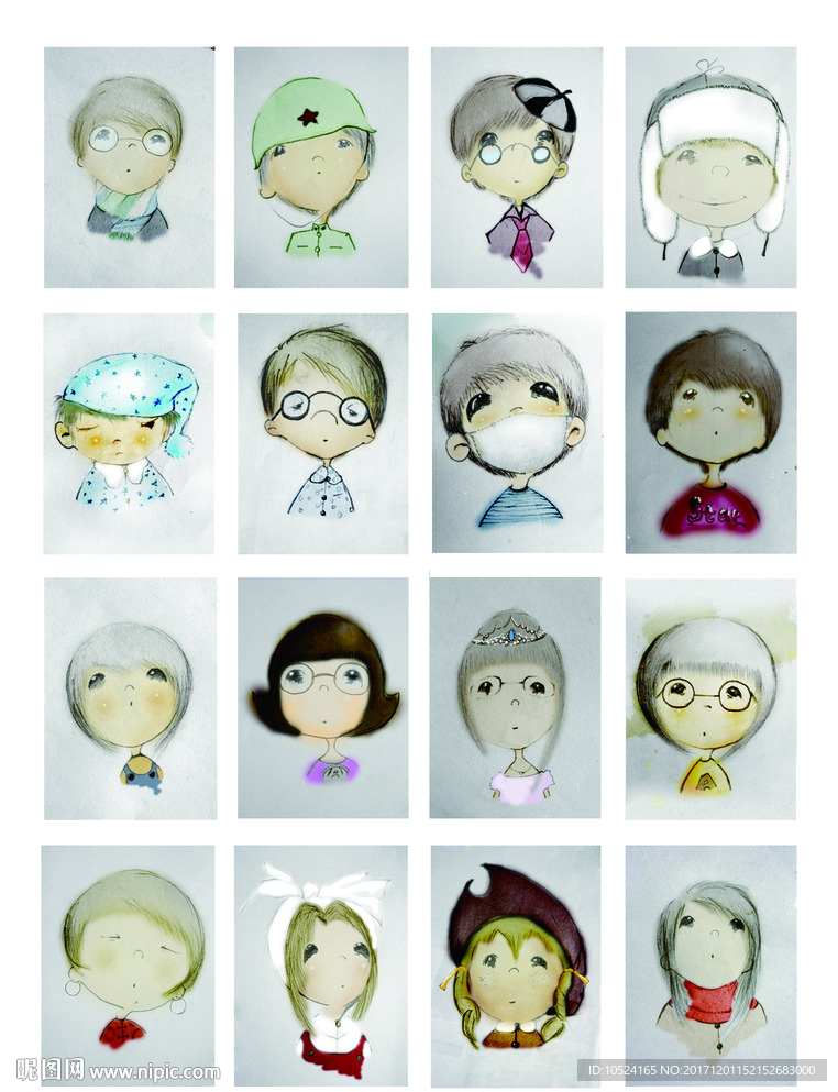 卡通 漫画 插画 儿童 手绘