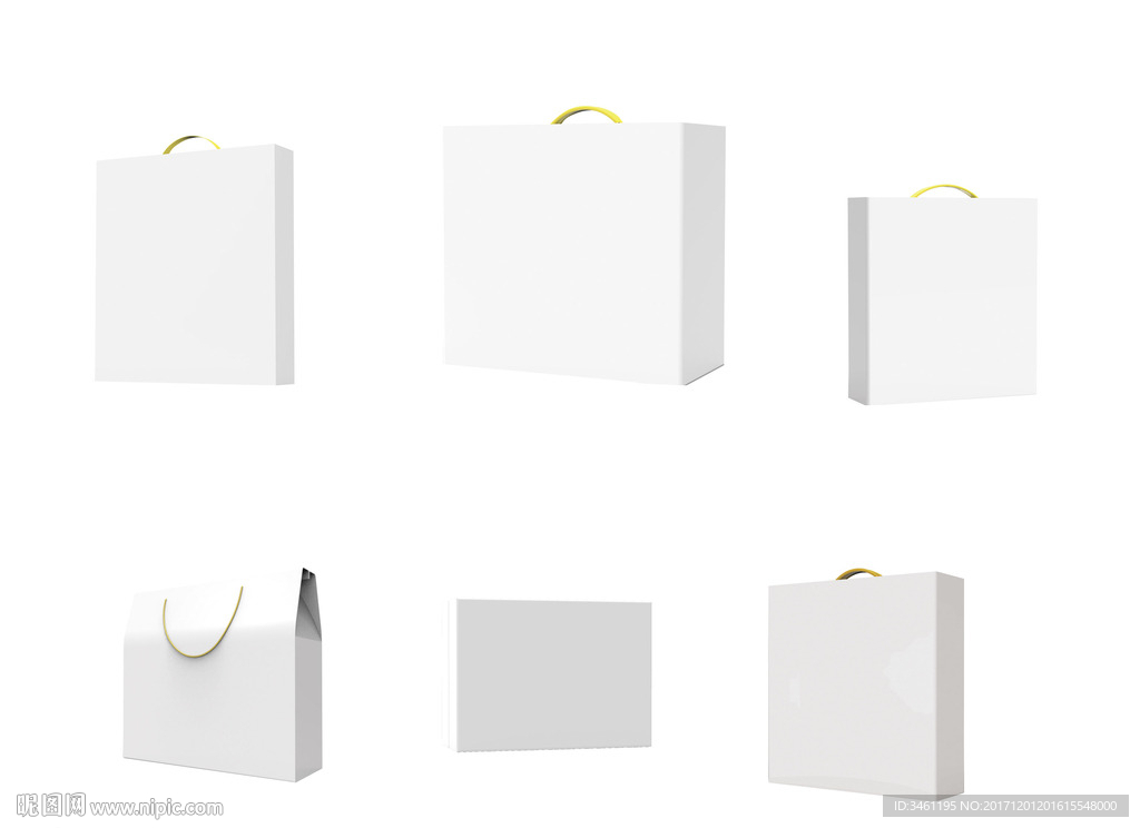空白纸盒模版礼盒3D模型