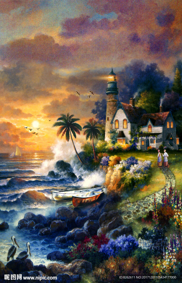 油画风景