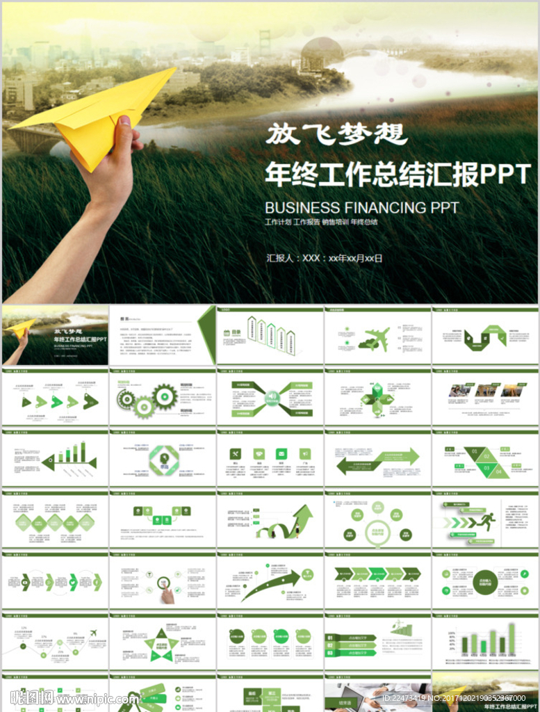 年终工作汇报ppt