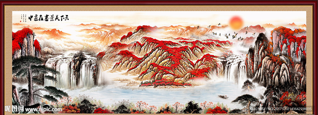 鸿运当头国画