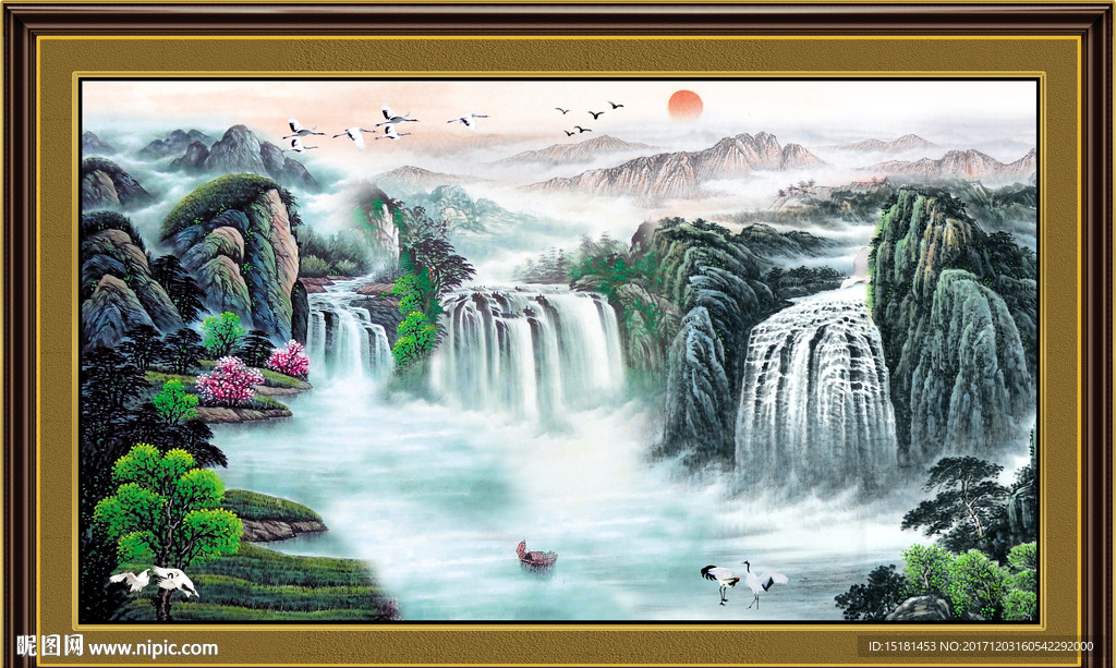 山水国画