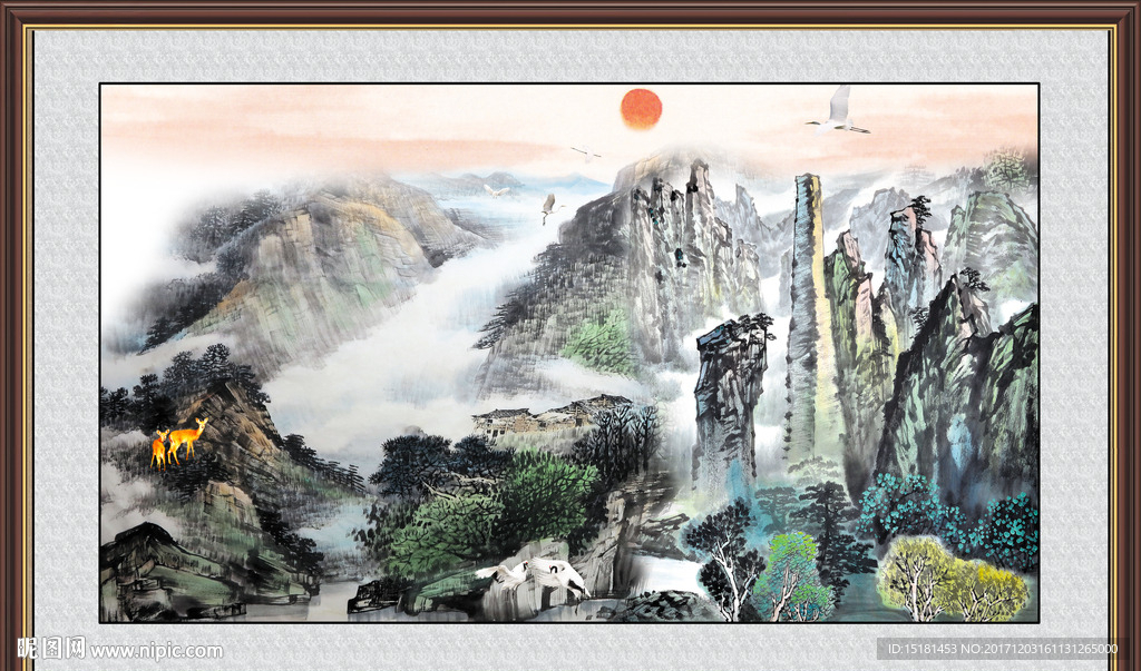 国画山水