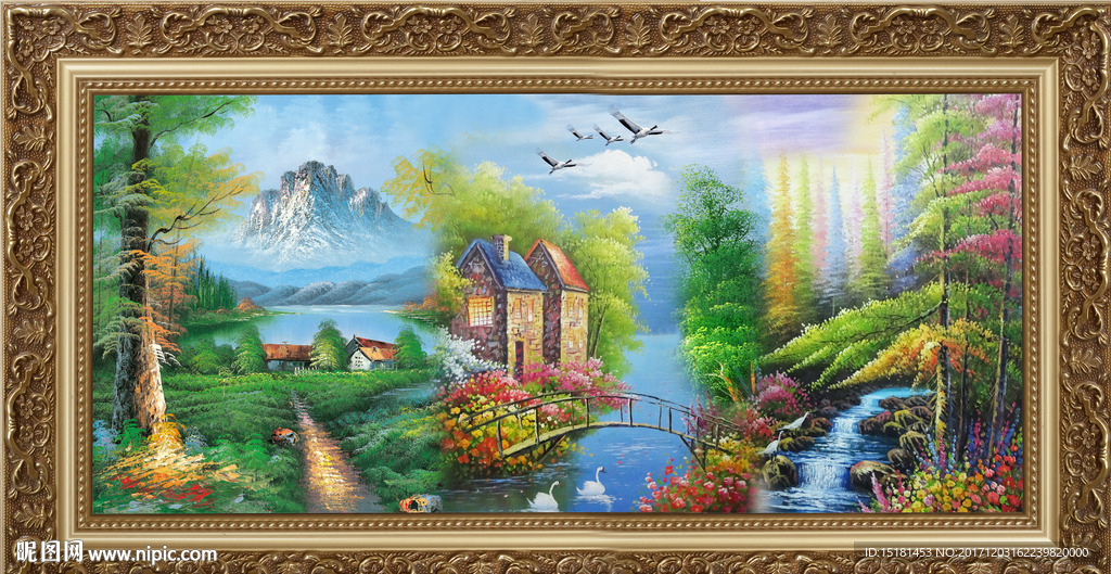 油画风景