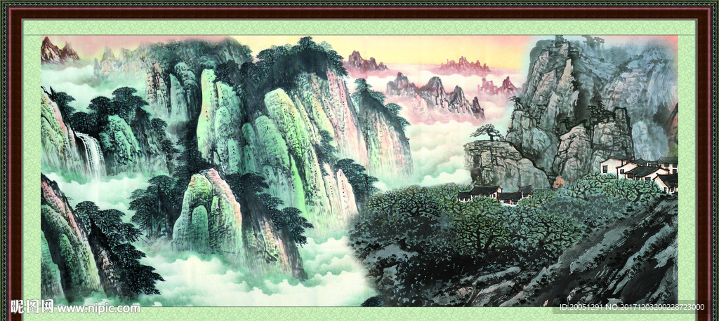山水国画