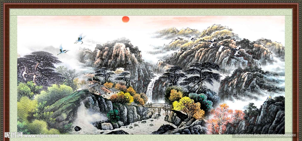 国画山水