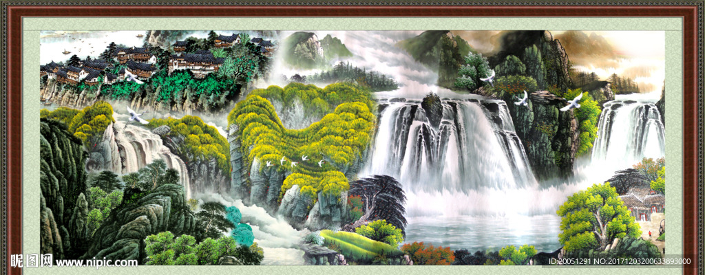山水国画