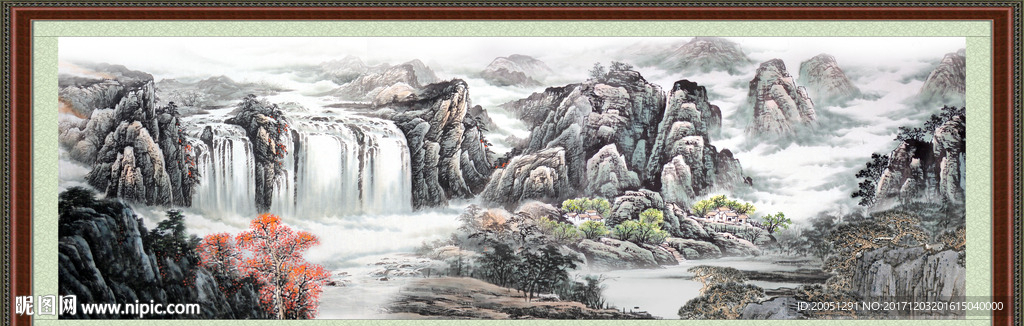 山水国画