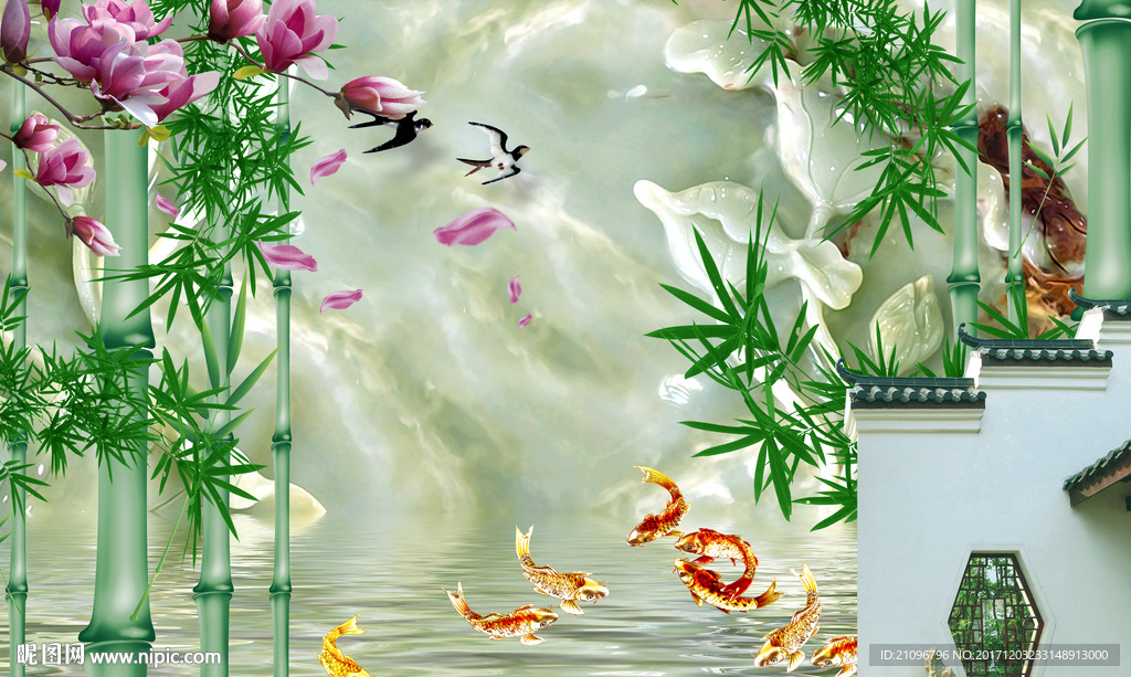 玉雕背景墙