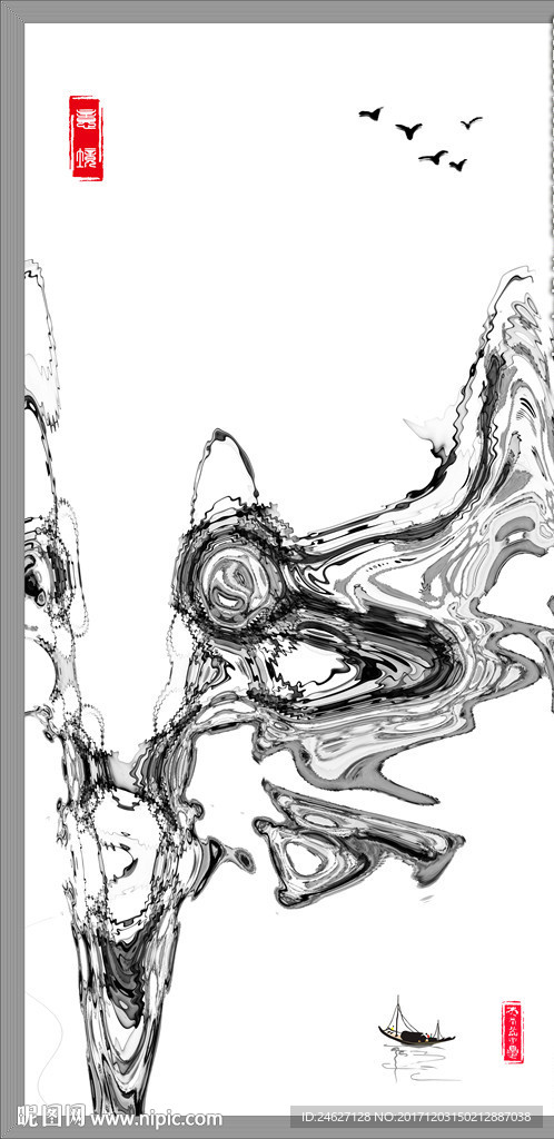 新中式写意装饰画