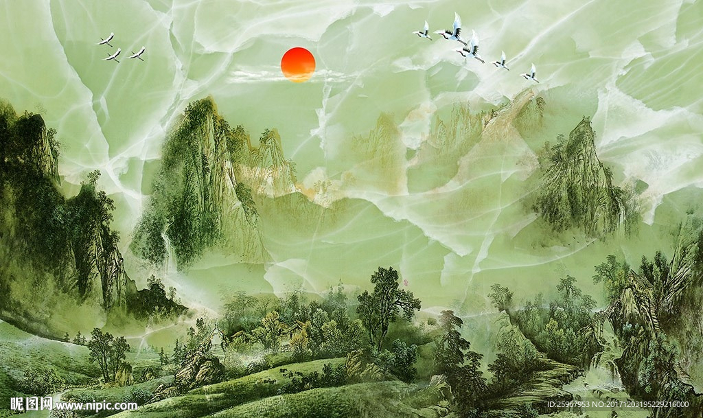 大理石纹背景墙