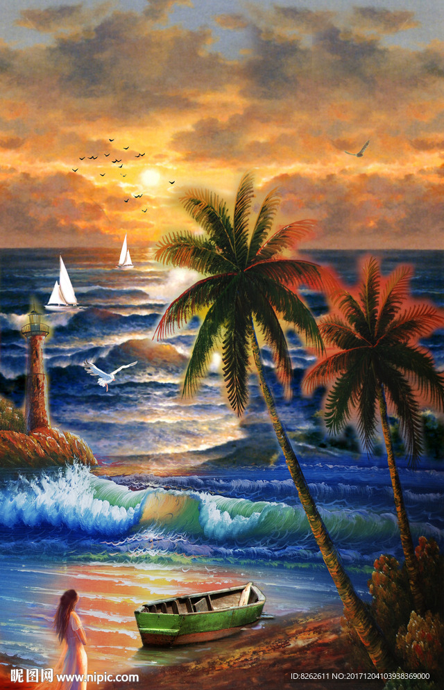 油画