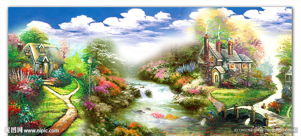 油画风景