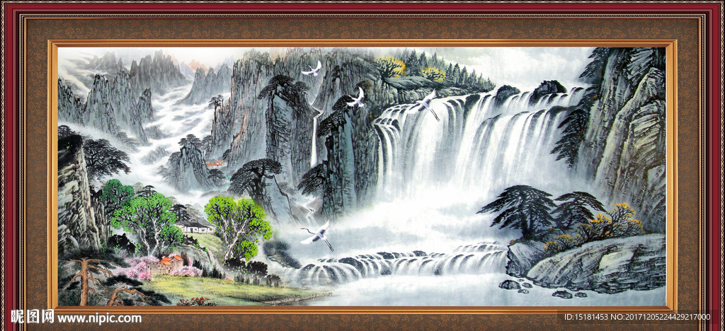 山水国画