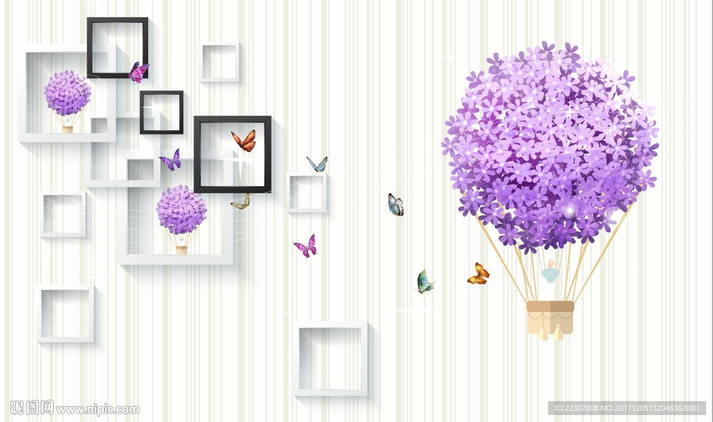 3D立体蒲公英