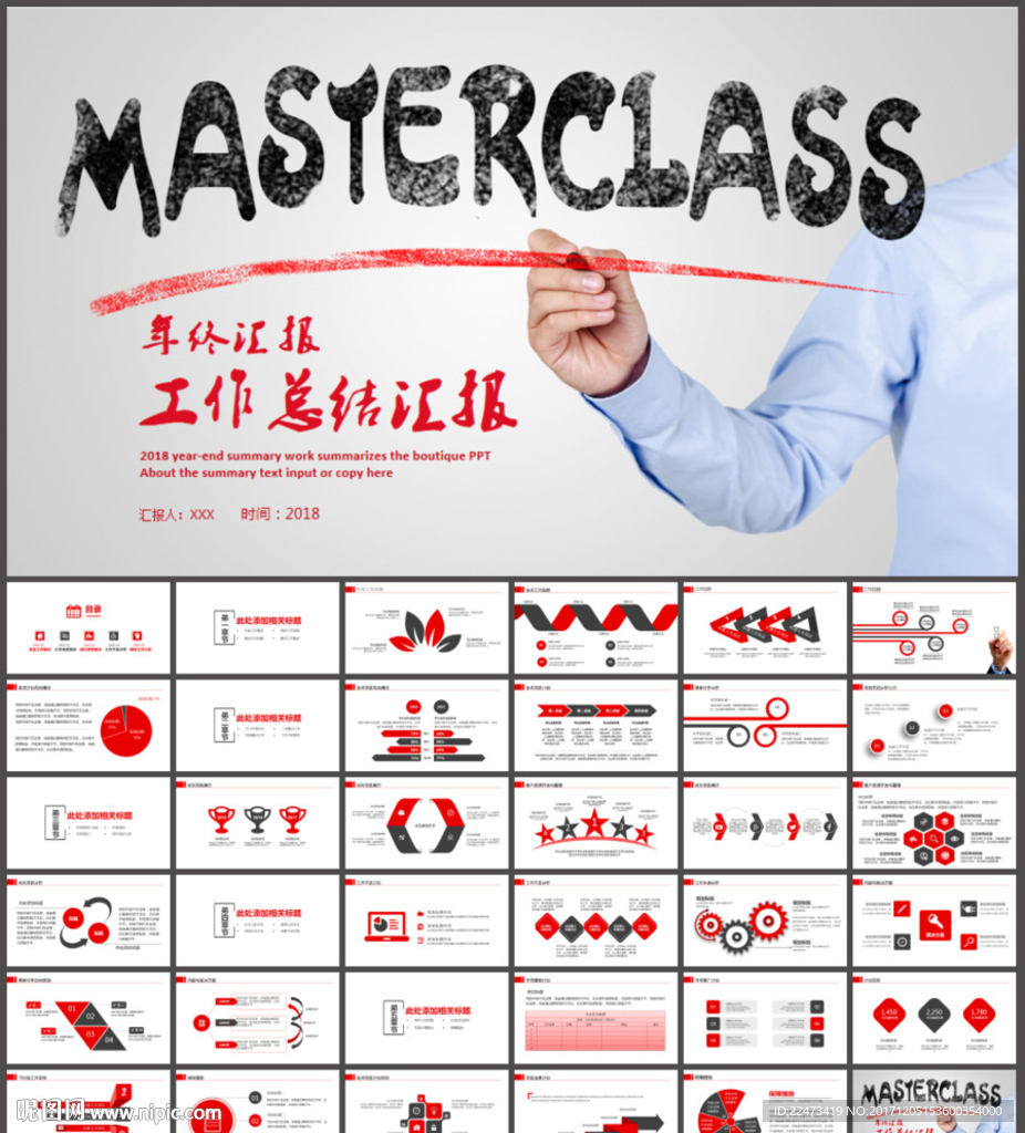 年终工作总结汇报PPT
