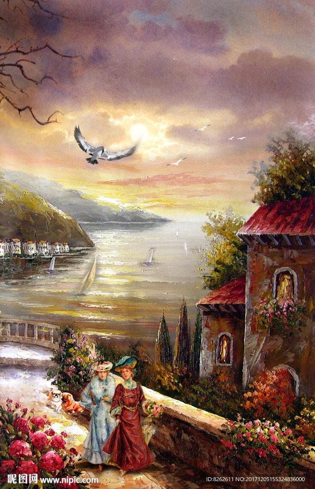 油画风景