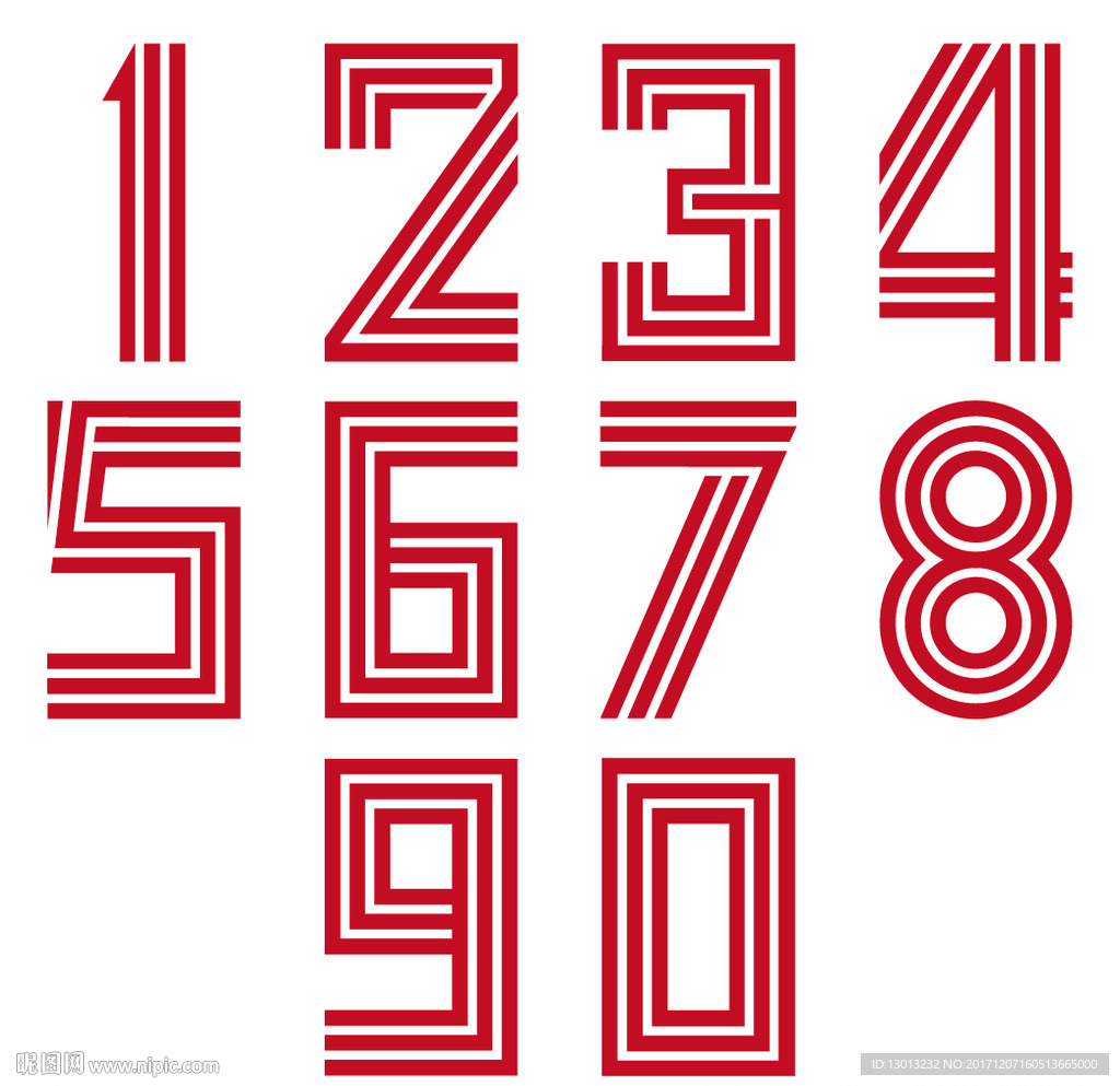 周年数字