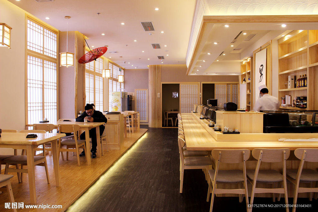 日式料理洪鑫设计悟美作品