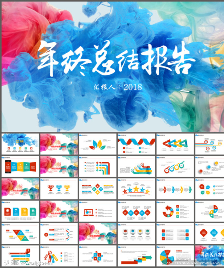 年终总结汇报PPT