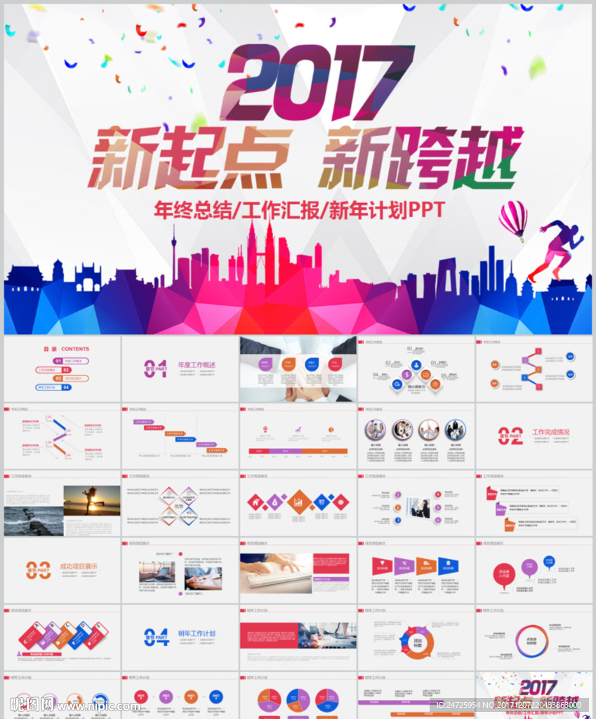 年终工作总结汇报PPT