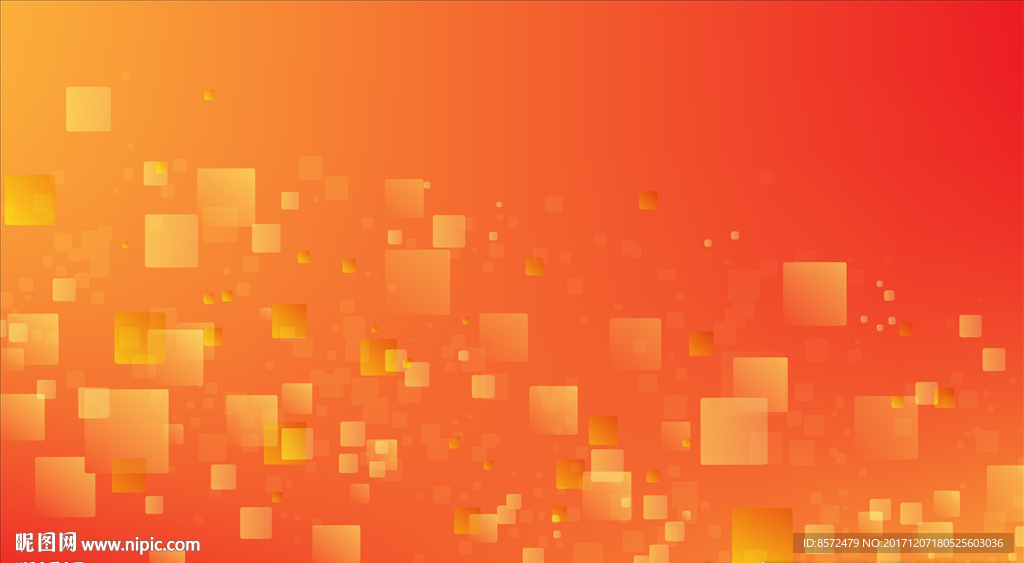 黄橙色粒子背景