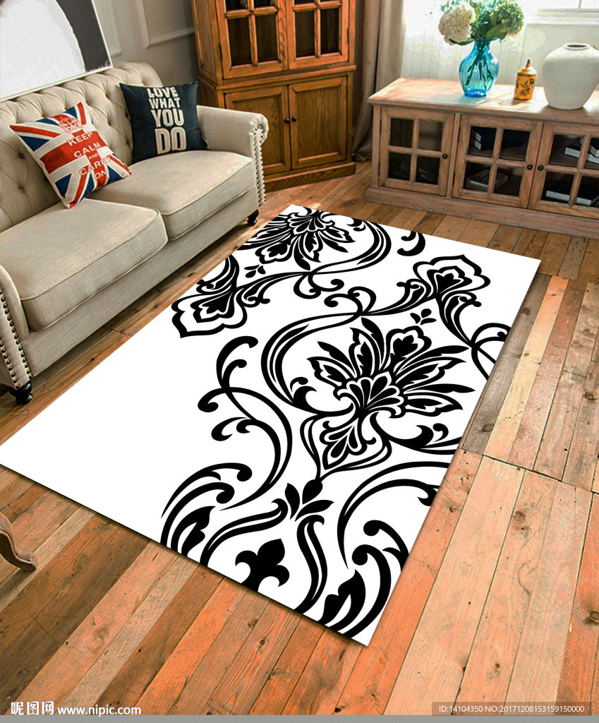 地毯设计 多彩地毯 地毯效果图