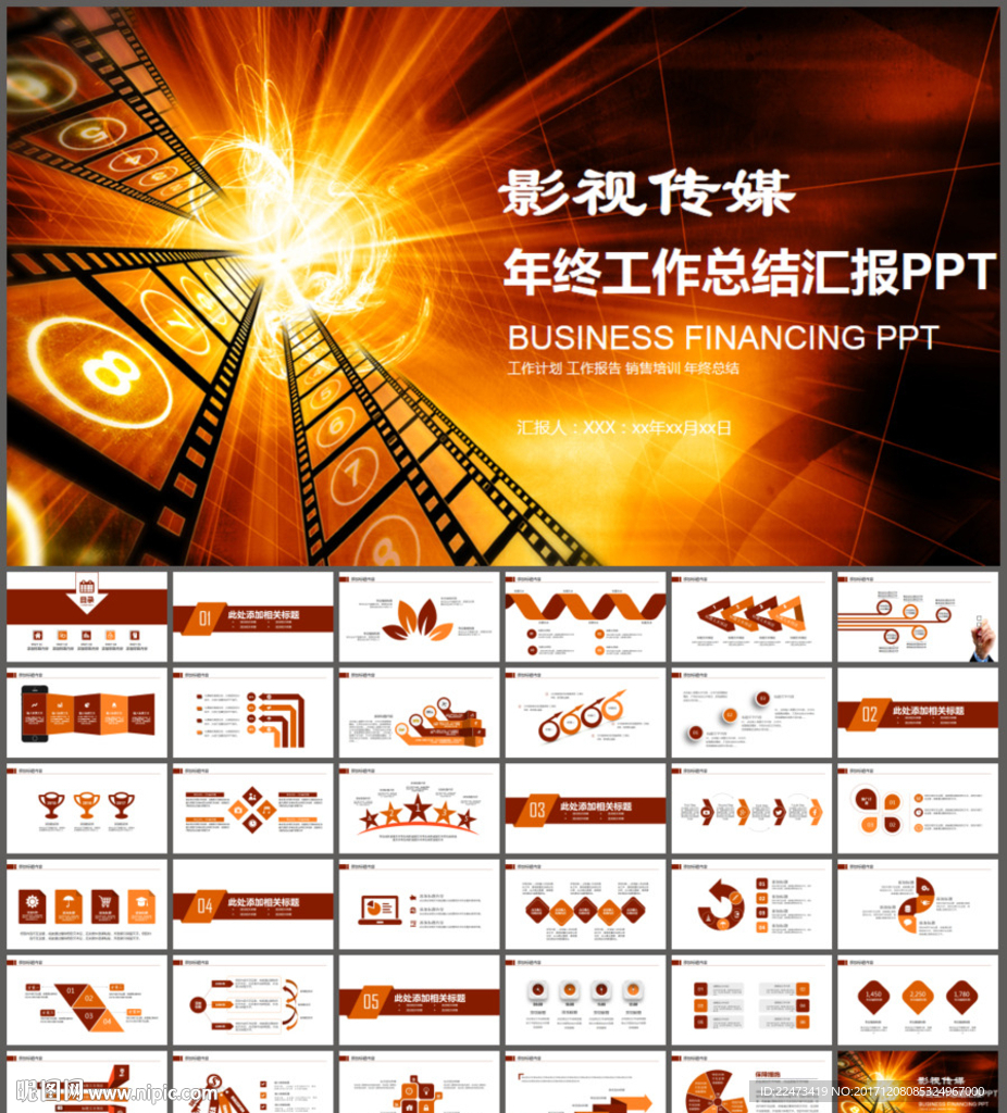 电影影视剧组PPT