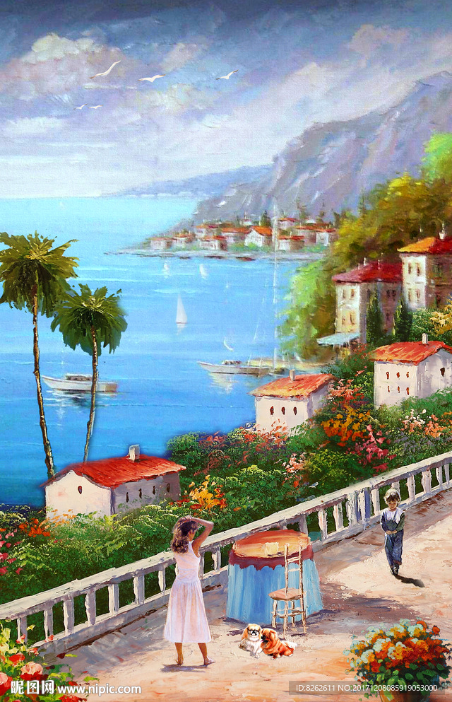 油画风景