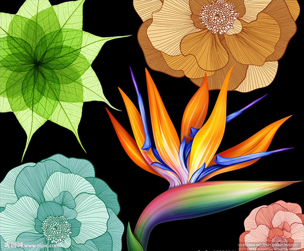 花 元素