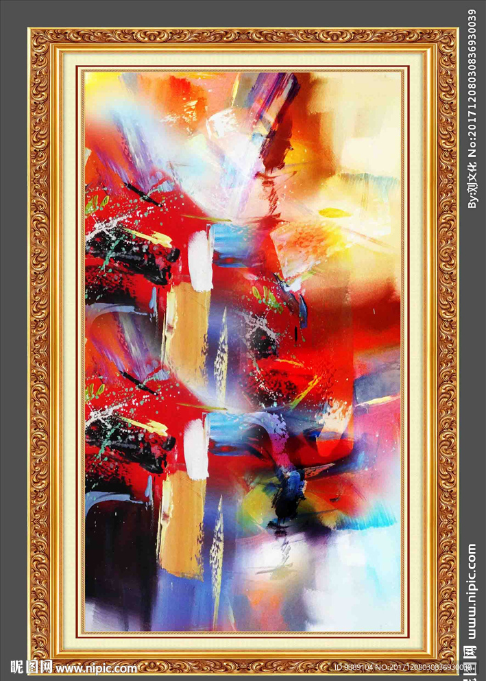 抽象油画