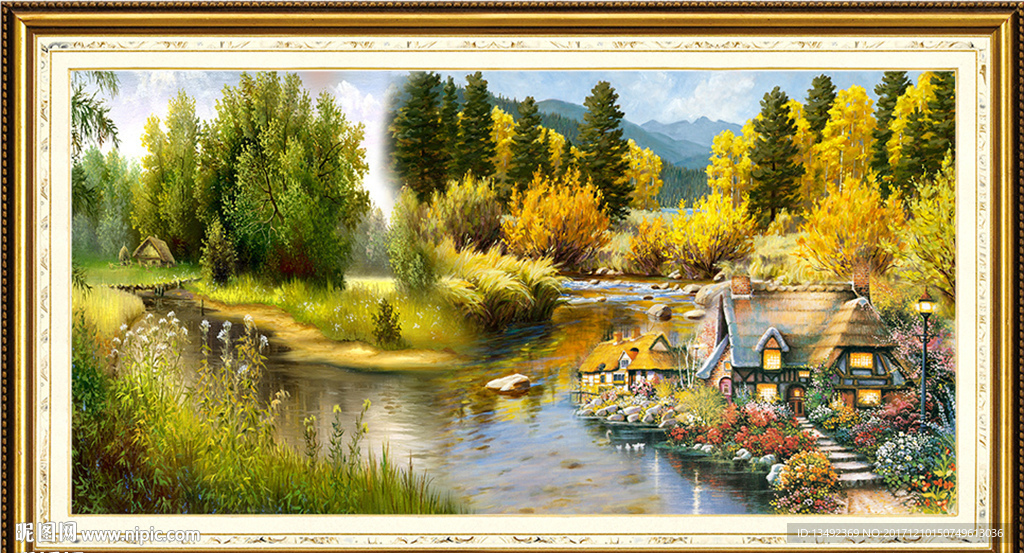 油画 风景