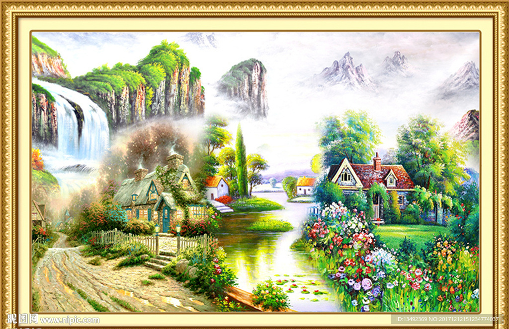 油画风景