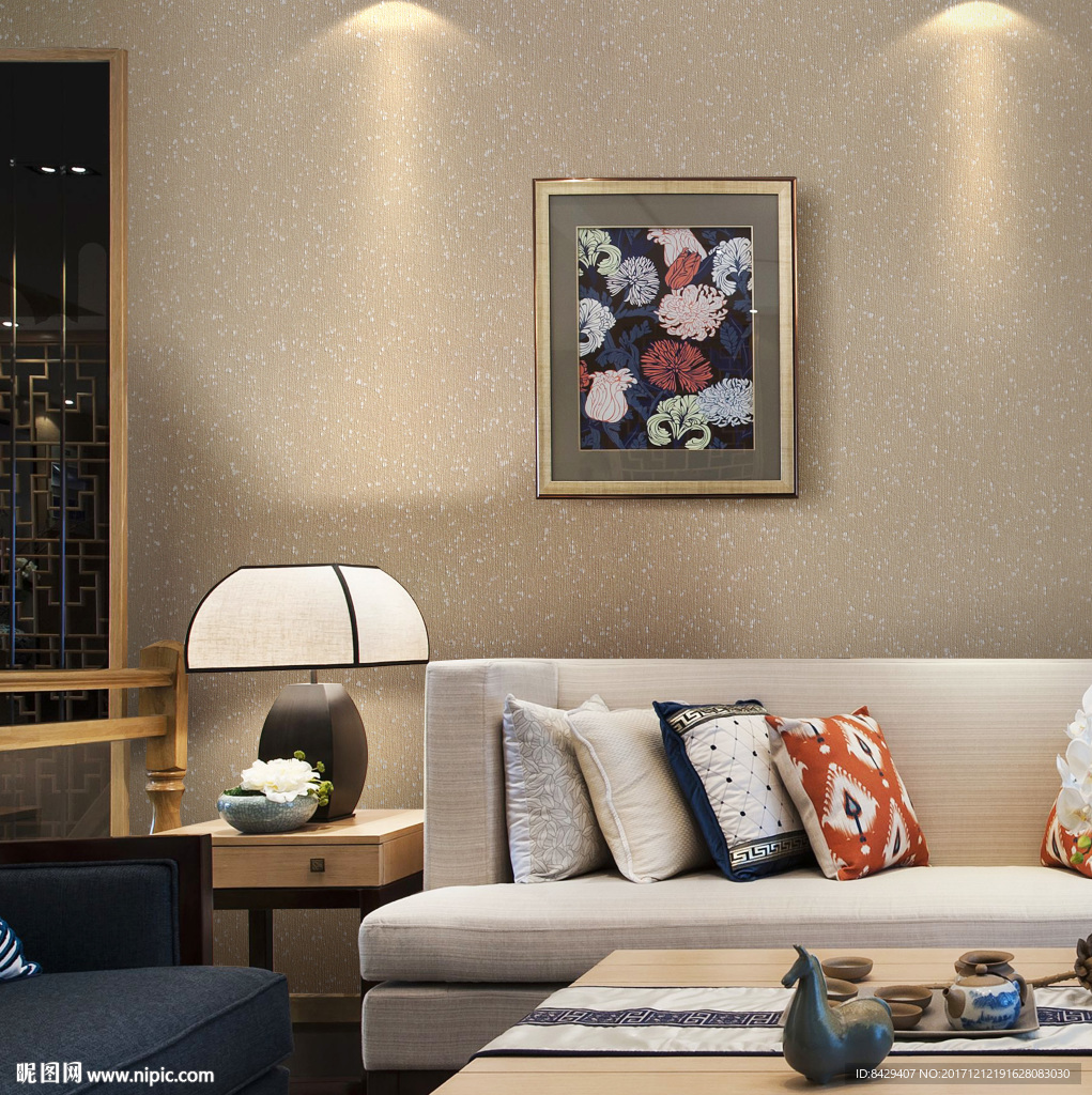 欧式家居 墙纸效果图片