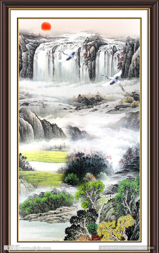 山水国画