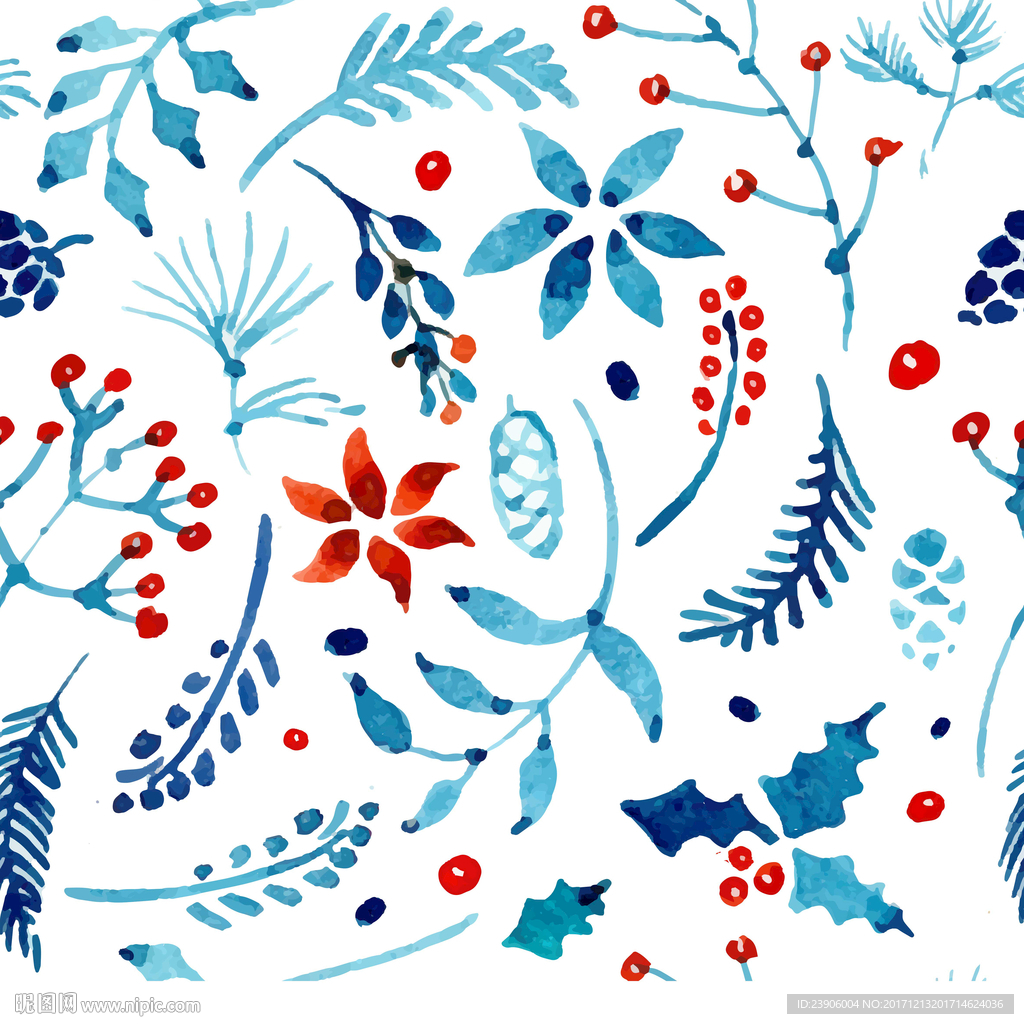 手绘植物装饰画挂画