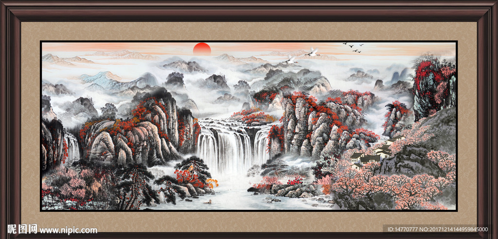 山水国画