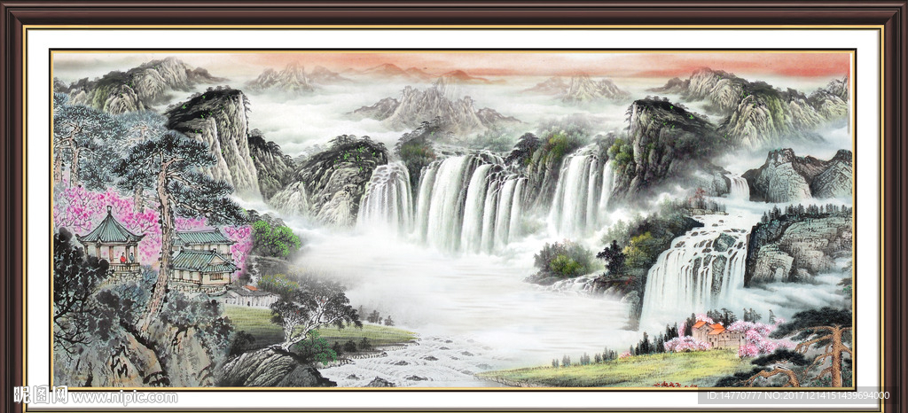 山水国画