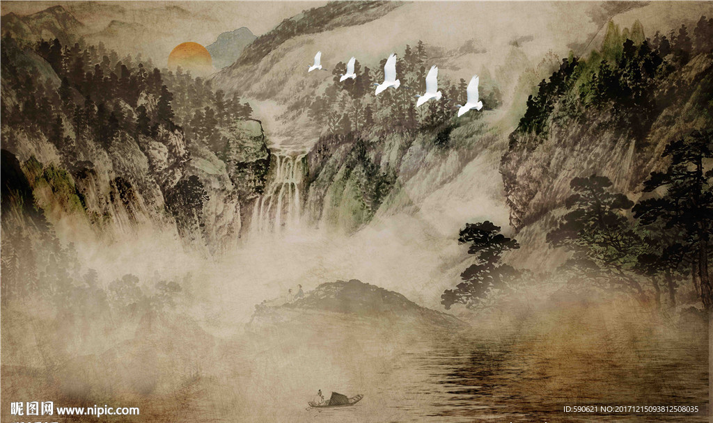 国画背景