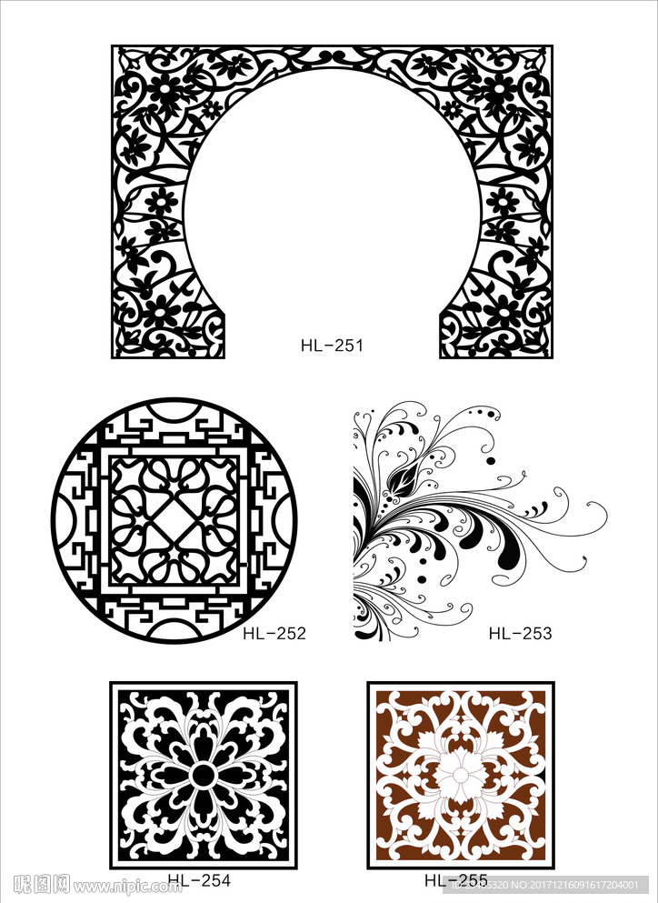 镂空雕花图片