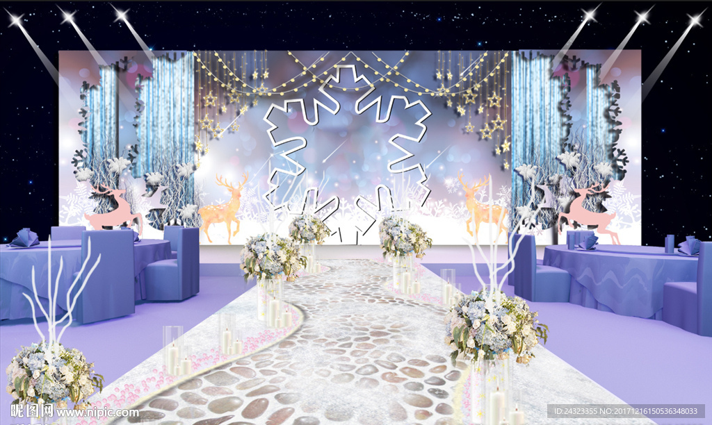 冰雪婚礼效果图