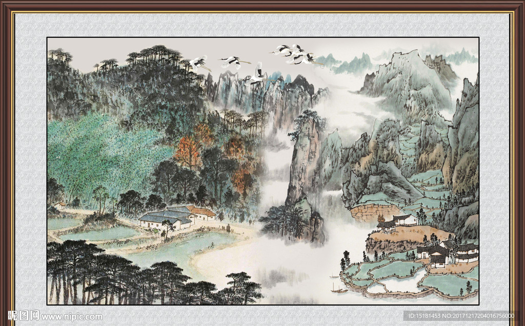 山水国画