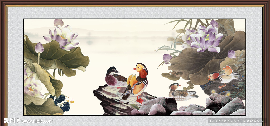 荷花图