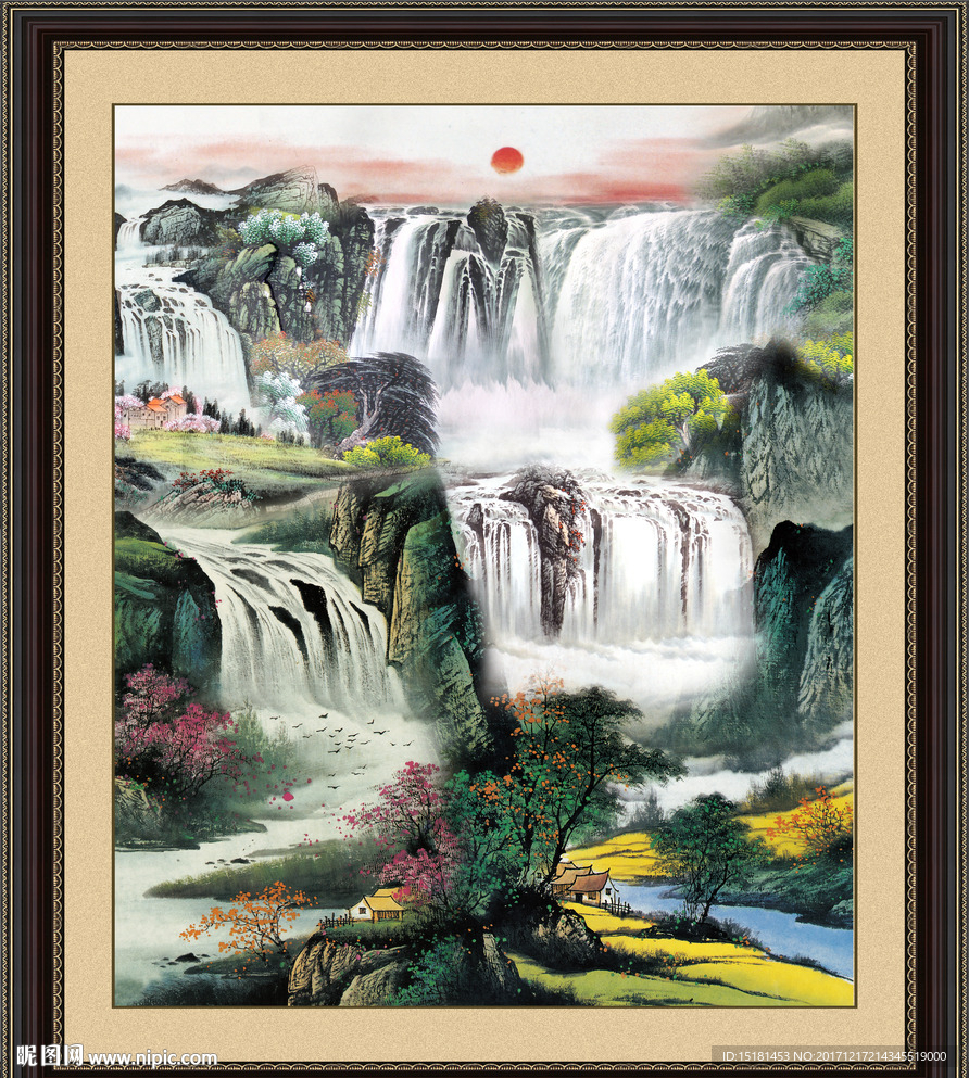 山水国画